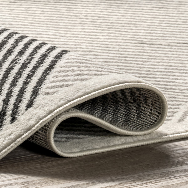 Wade Logan® Ameir Geometric Gray Area Rug & Reviews Wayfair